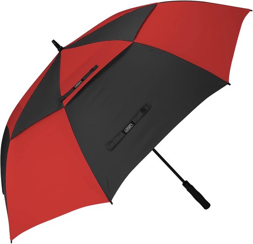 G4Free Automatic Open Golf Umbrella - Oversized Double Canopy, Windproof & Waterproof | 47-72 Inch Sizes
