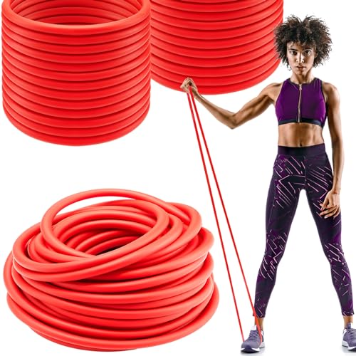 Wesnoy Level 3 Beginner Resistance Tubes 50ft Exercise Band for Yoga, Rehab, Home Workouts