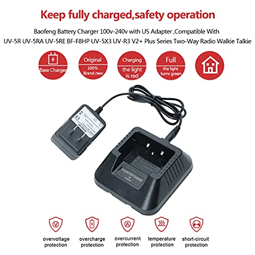 Li-ion Desktop Charger for UV-5R Series Two-Way Radios