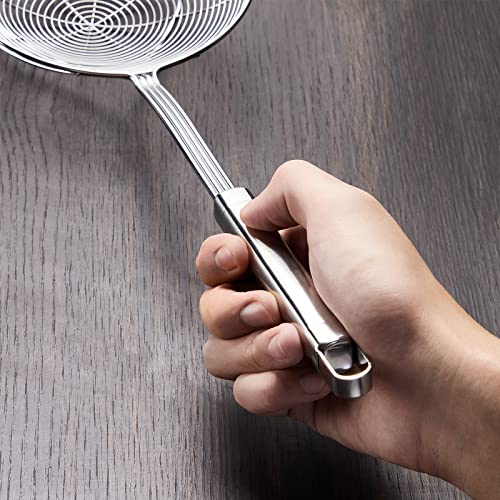 Stainless Steel Strainer Skimmer Spoon - 6.3 Inch for Frying