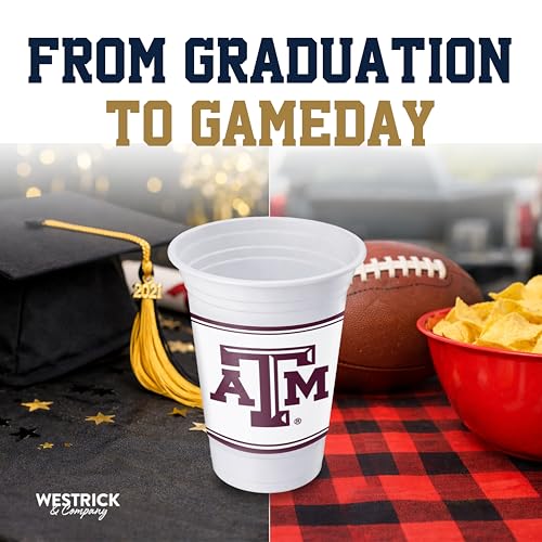 Texas A&M Aggies 16oz Disposable Party Cups – 16 Pack