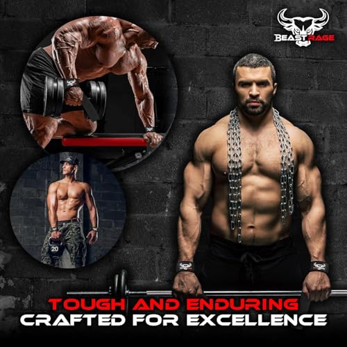 Lifting Wrist Straps - Padded Neoprene Grip for Weightlifting - Black