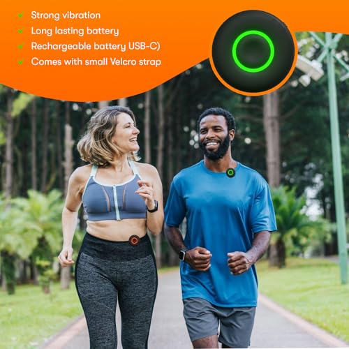Fitness Timer with Vibration Feedback - Compact & Rechargeable