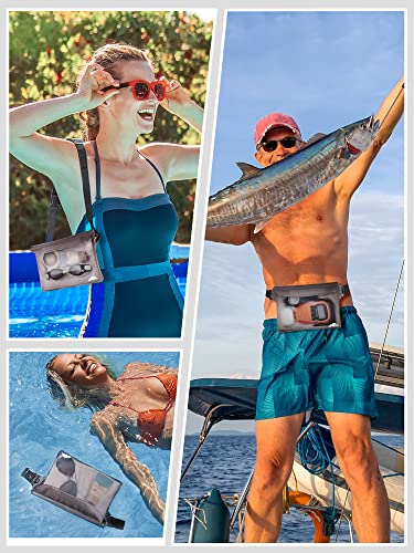 Waterproof Fanny Pack Pouch - 2-Pack Dry Bag for Phones & Valuables