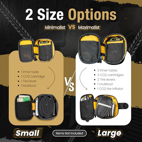 Falcon Magnetic Saddle Bag - Black - Extra Small