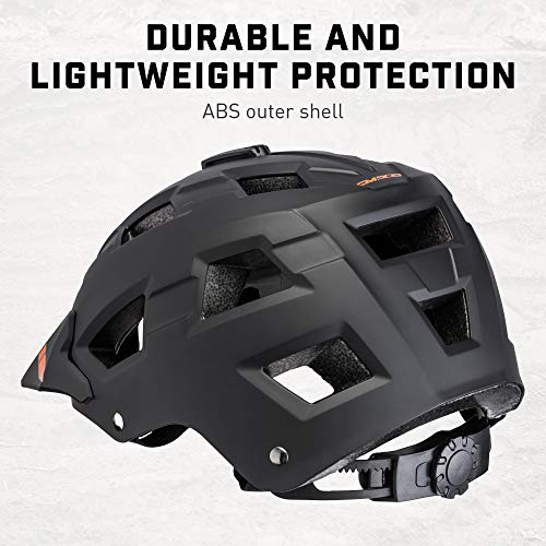 Schwinn Mongoose Capture Helmet Black Adult with Built-in Camera Mount