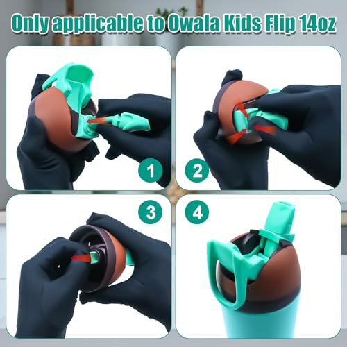 2pcs Replacement Bite Valve Spouts for Owala Kids Flip 14oz