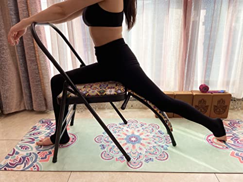 Backless Yoga Chair Prop - Flexibility & Strength Training Tool with Back Support