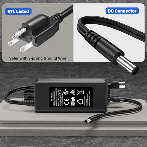 12V Replacement Charger for NordicTrack RW900 Rower - 7.5FT