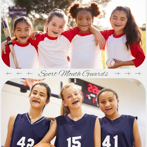 Christian Mouth Guards - 2 Pcs Sports Teeth Protectors - Black & God