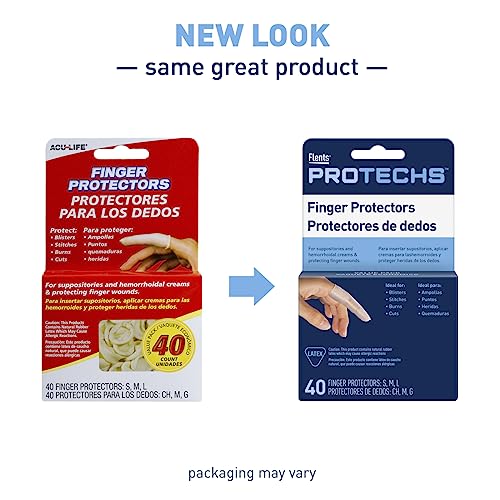 Tan Flents Protechs Finger & Toe Cots 40 Pack - Blister, Wound & Cut Protection
