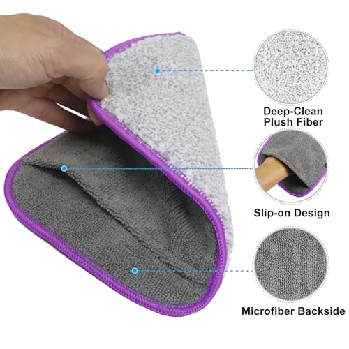 Wearable Bowling Ball Shammy Pad - 1-Pack Purple