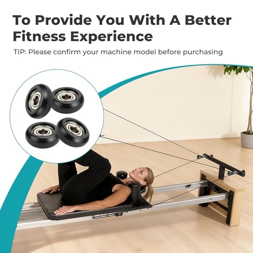 Replacement Roller Wheels for Aero Pilates Reformer - Smooth Glide