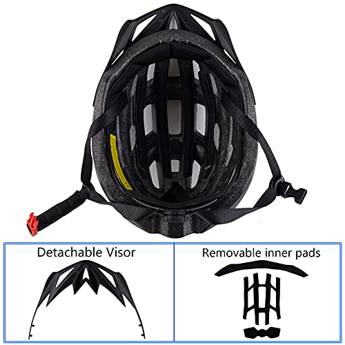 Adjustable Bicycle Helmet for Adults - Lightweight Pink Flower, L: 58-62cm