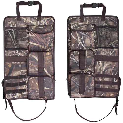 2 Pack Vehicle Seat Back Gun Racks with Molle Panel for Hunting Rifles