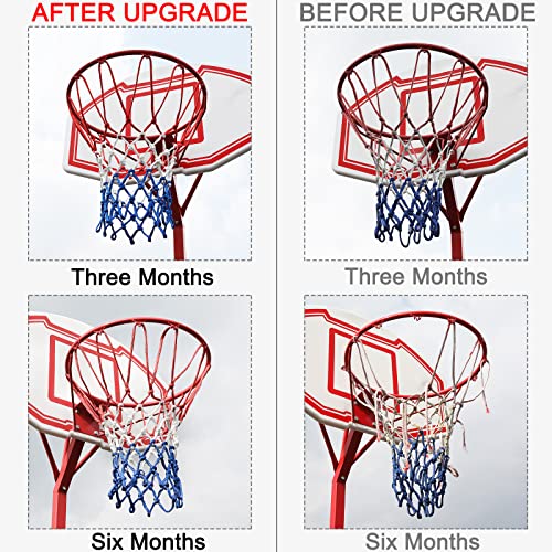 Professional Basketball Net Replacement - Heavy Duty, All Weather - 1Pc