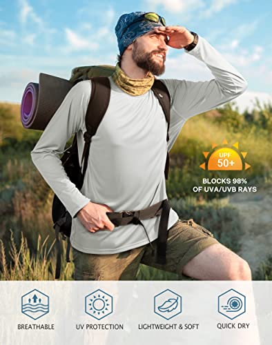 UPF 50+ Long Sleeve UV Protection Rash Guard for Outdoor Activities