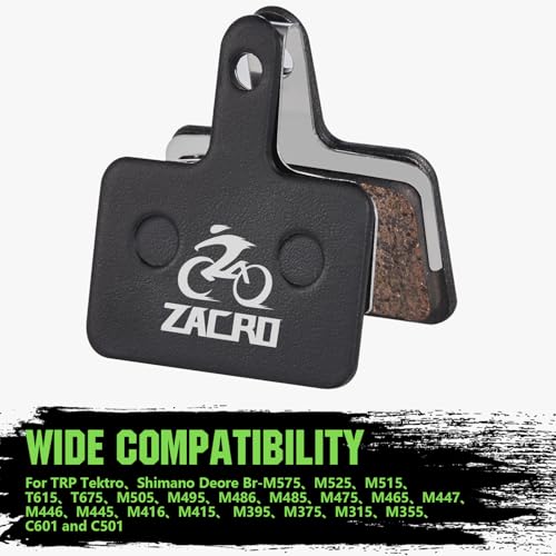 Ceramic Bike Brake Pads - 4 Pairs for Tektro & Shimano Models