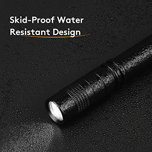 Mini Pen Flashlight - 2 Pack, 1200 Lumens, Pocket Size