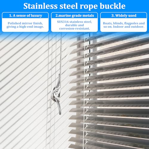 4 Inch Stainless Steel Dock Cleats - Heavy Duty Marine Hardware (2 Pcs)