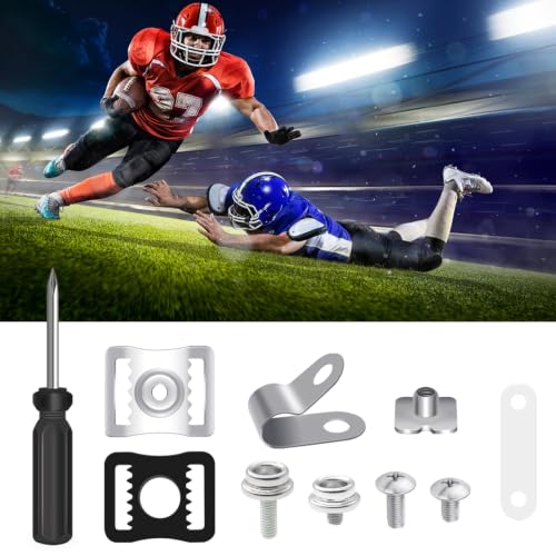 Hockey Helmet Repair Kit - 31-Piece Set with J-Clips, Screws & Nuts