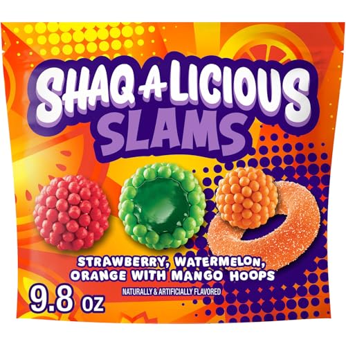 Assorted Fruit Flavored Chewy Candy Slams, 9.8 oz Bag