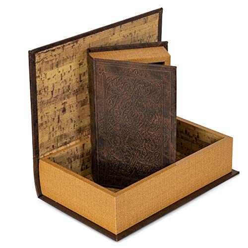 GFBOOK2 2 Piece Faux Book Safe Set