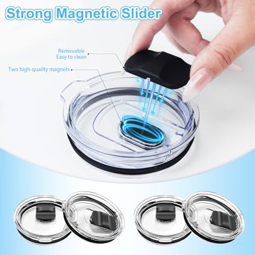 20 oz Tumbler Replacement Lids with Magnetic Slider - 1 Pack