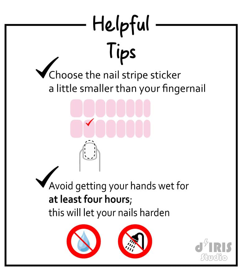 Self-Adhesive Blush Pink Nail Wraps with Holographic Flowers
