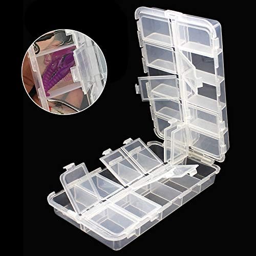 Premium Fishing Tackle Box with 20 Compartments - Adjustable Organizer