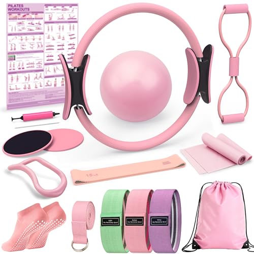 Complete Pilates Kit for Home Workouts - Resistance Bands & Accessories