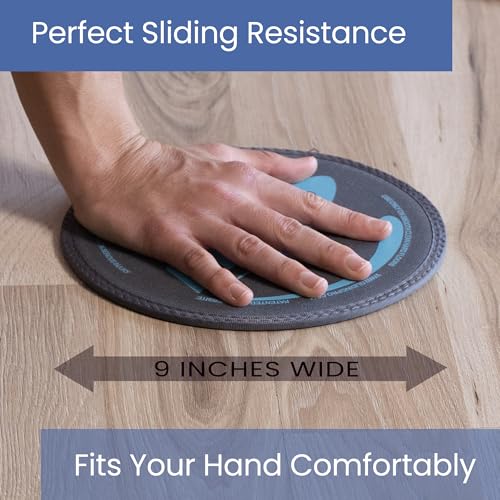 Exercise Sliders - 25 Pairs of 9" Gliding Discs for Fitness