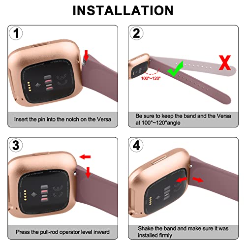 Silicone Sport Band for Smartwatch - Adjustable Replacement Strap - Smoke Violet