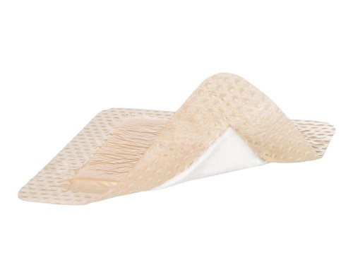 DermaRite's ComfortFoam Border, Foam Wound Dressing - Flexible and Soft Silicone, Self Adhesive, No Natural Rubber Latex - 4 in. x 4 in., 1 Count, 10 Packs, 10 Total