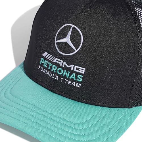 Mercedes-AMG Petronas Formula One Team Flatbrim Cap - One Size Black/Semi Mint Rush