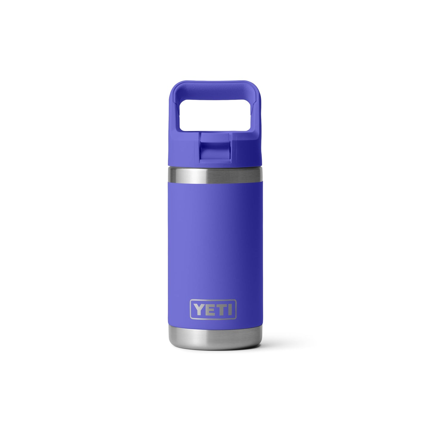 YETI Rambler Jr. 12 oz Kids Bottle, with Straw Cap, Ultramarine Violet
