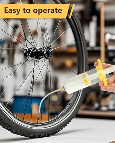 Tubeless Tire Sealant Injector - 120ml with Push-in Connector