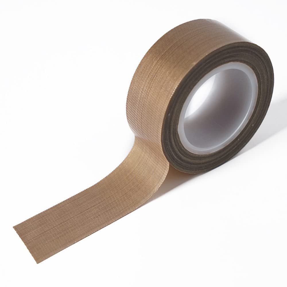 AIYUNNI 2 Rolls 1/2 Inch x 33 Feet Low Friction Tape High Temperature Teflon Tape,Squeak&Abrasion Resistant, Surface Protection for Wood,Drawer,Cabinet, Furniture, Vacuum Sealer & Hand Impulse Sealers