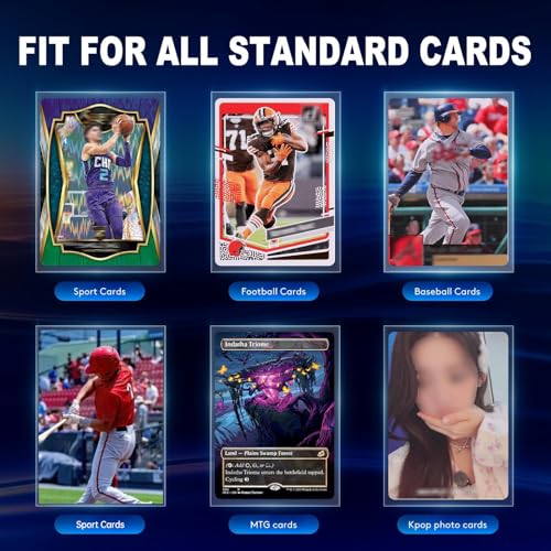 1000ct Clear Soft Card Sleeves for Trading Cards - Standard Size