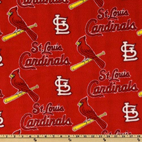 St. Louis Cardinals Fleece Fabric by the Yard - Soft & Cozy