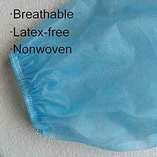 Greenour 200/1000 Counts Disposable Sleeve Covers for Arms Oversleeves Latex-free with Elastic Ends Blue 16 Inches