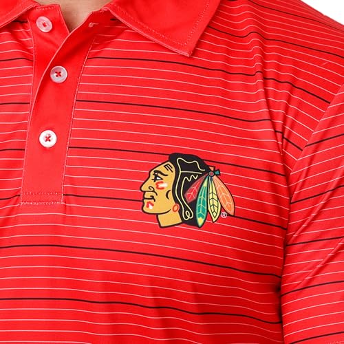 NHL Team Logo Polo Shirt - Chicago Blackhawks - Medium