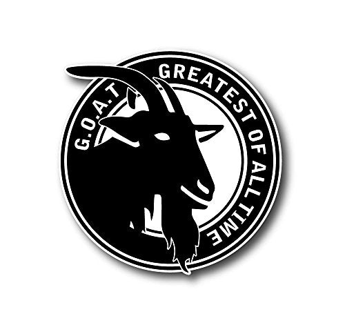 G.O.A.T. Goat Vinyl Decal Sticker for Laptops, Windows, and Bumpers