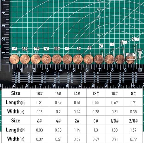 Fly Tying Hooks - 100 Pack Size #18, Wide Gap Offset Saltwater