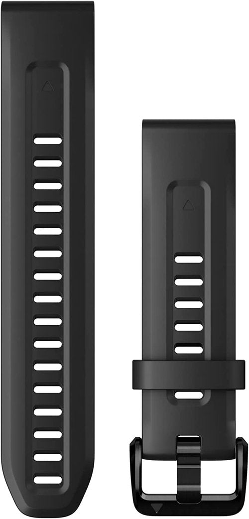 Garmin QuickFit 20 Black Silicone Band