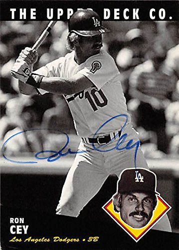 Autographed Ron Cey Baseball Card - Los Angeles Dodgers 1994