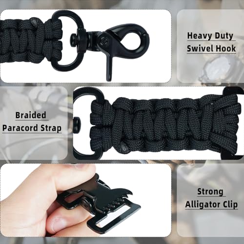Heavy Duty Tactical Glove Clip Holder - Black