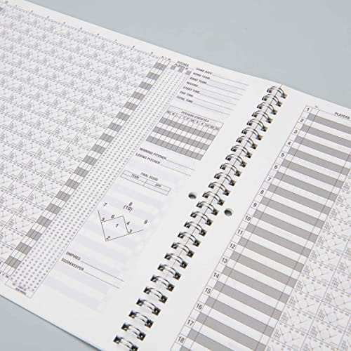 Baseball Score Book - 52 Pages, White