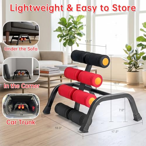 Mini Inversion Table for Back Pain Relief - 297 lbs Capacity