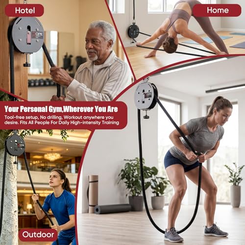 Endless Rope Trainer with Adjustable Resistance - JG-PS05